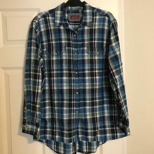 Jachs Girlfriend Plaid Button Down Shirt